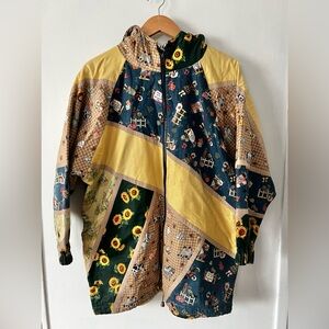 Colorful Handmade Quilted Patchwork Jacket